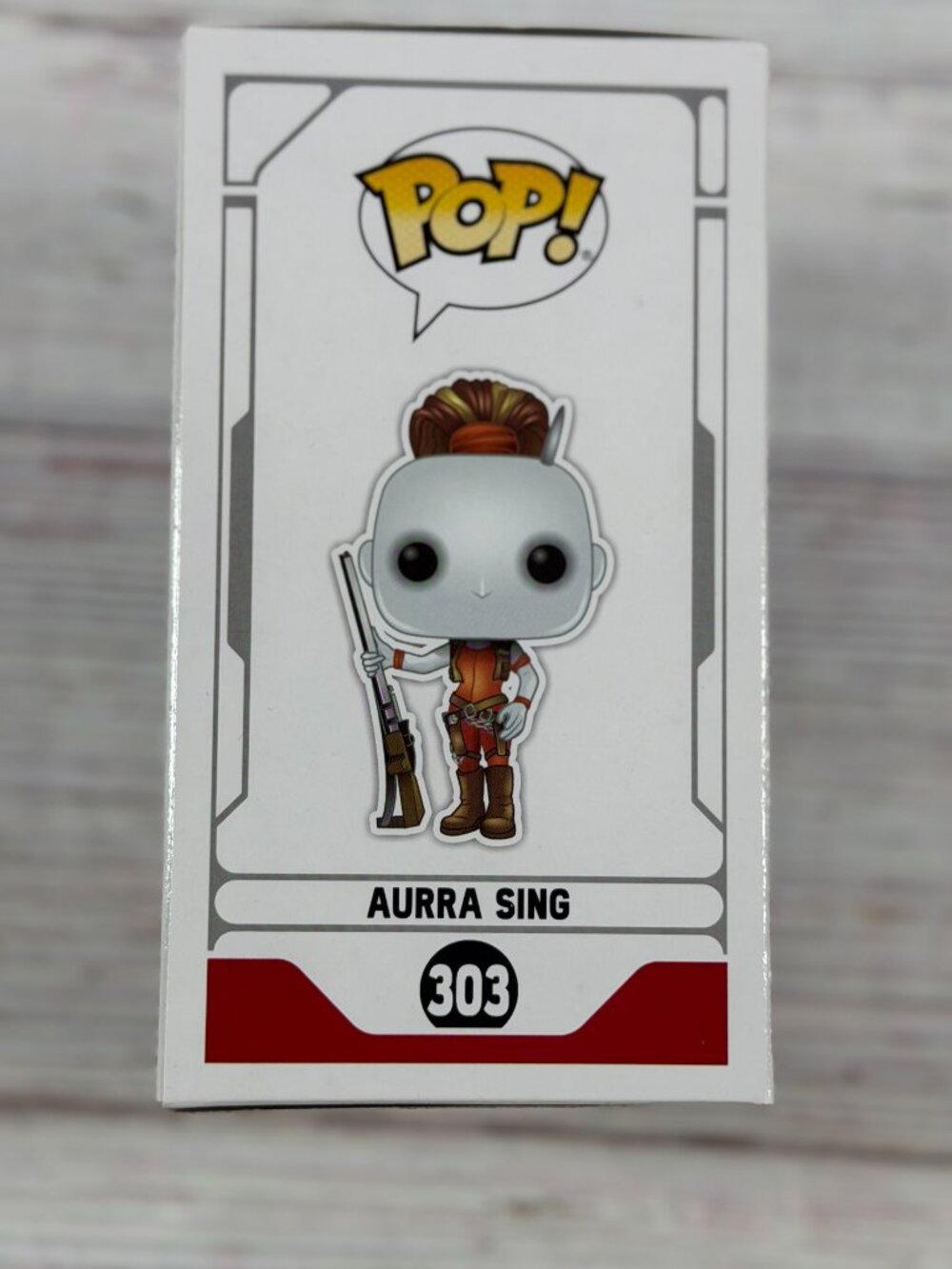 Funko Pop! Star Wars #303 Aurra Sing Smugglers Bounty Exclusive - Picture 2 of 6
